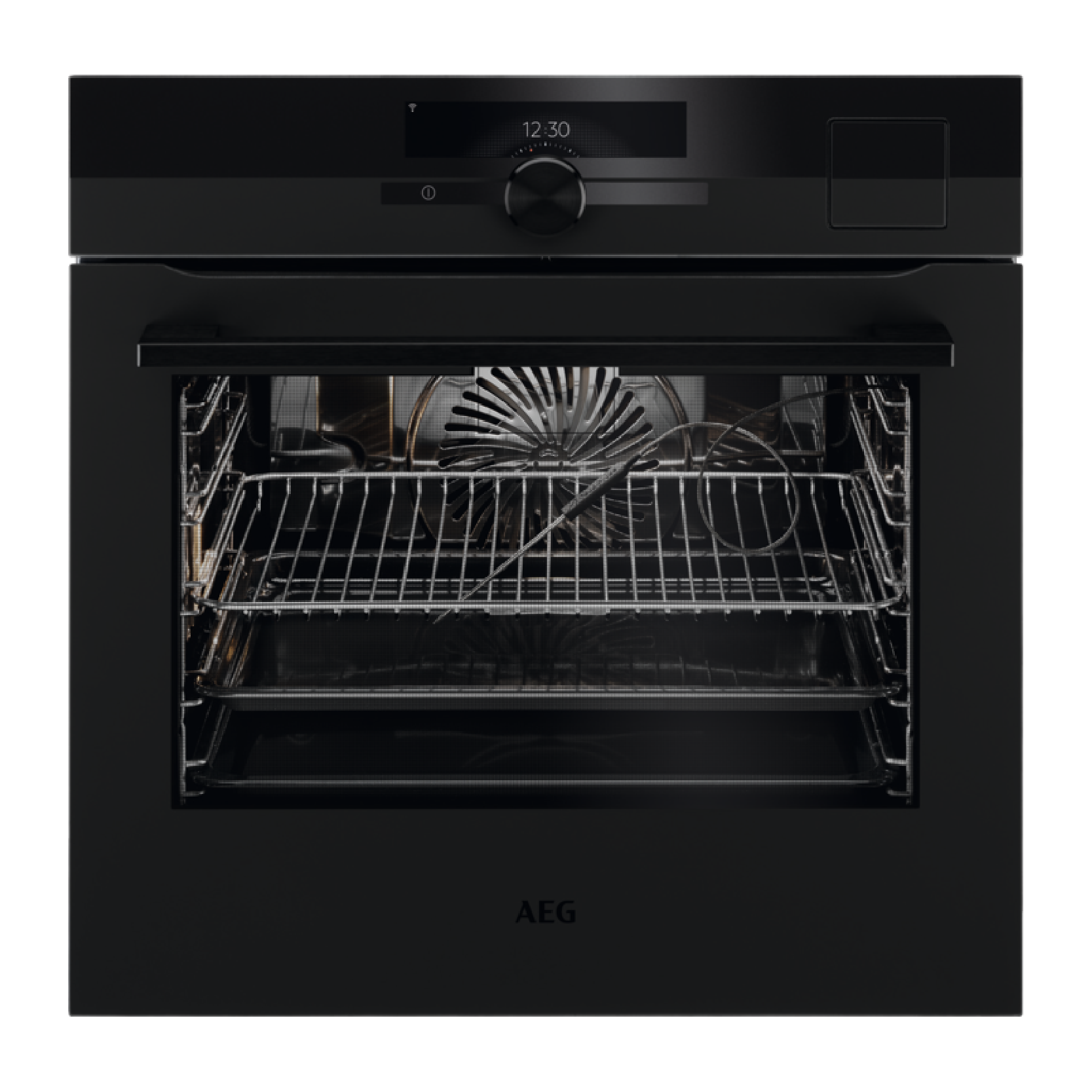 MATT BLACK MULTIFUNCTION OVEN WITH STEAMIFY, SOUSVIDE AND COMMAND WHEEL AEG | BSK999330T