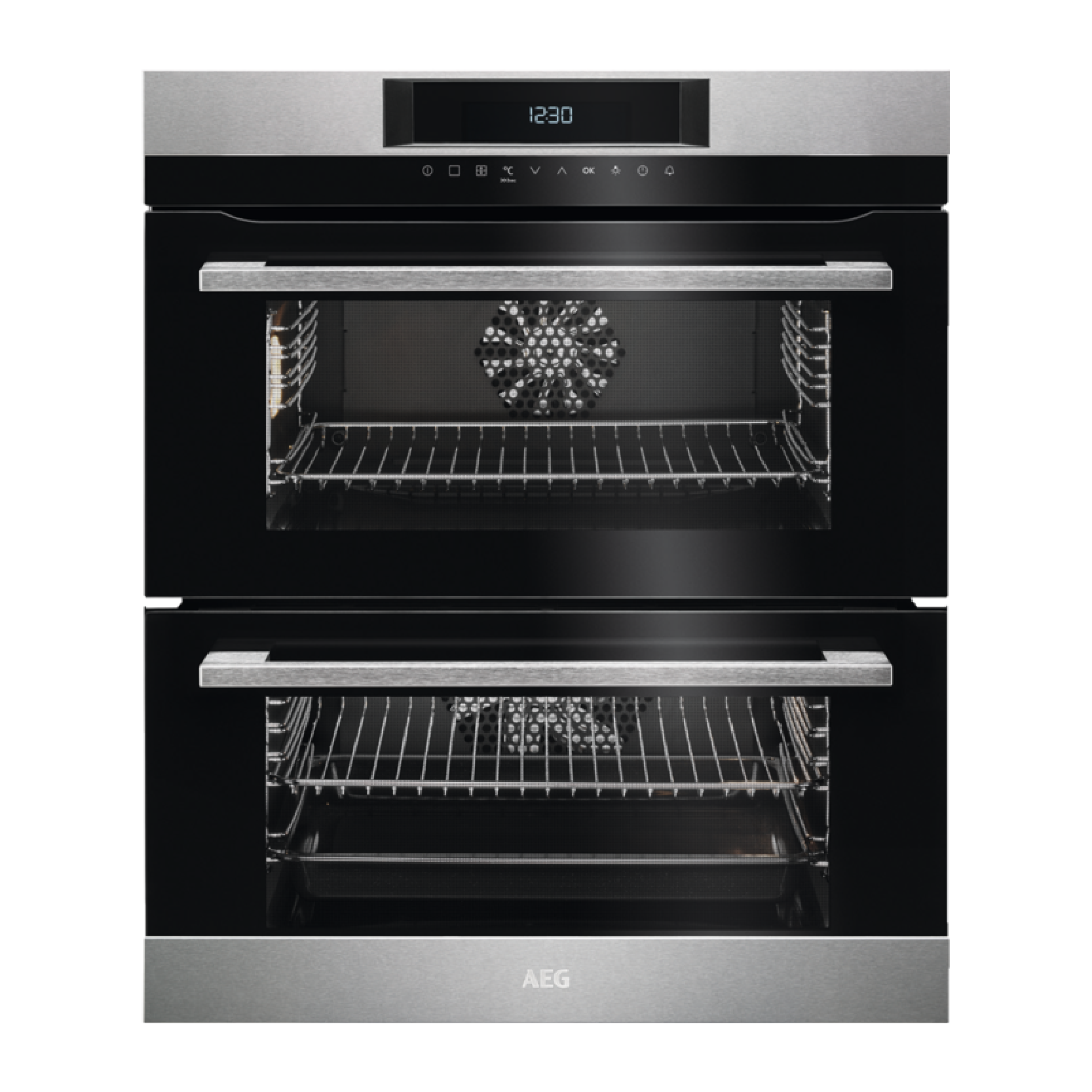 MULTIFUNCTION DOUBLE OVEN BUILT UNDER WITH SURROUNDCOOK AND TOUCH CONTROLS AEG | DUK731110M