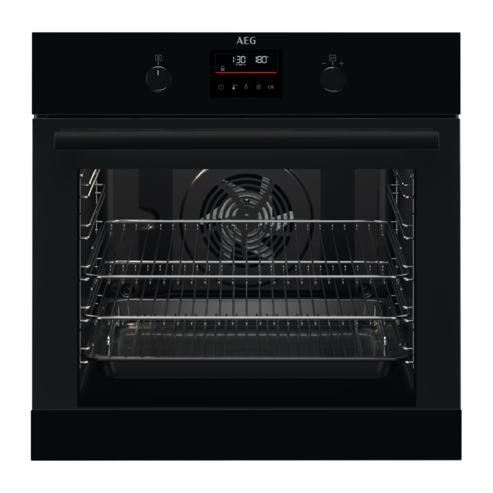 MULTIFUNCTION OVEN SENSECOOK PYROLYTIC SELF-CLEANING AND STEAMBAKE AND ROTARY CONTROLS / TOUCH CONTROLS AEG | BPK355061B