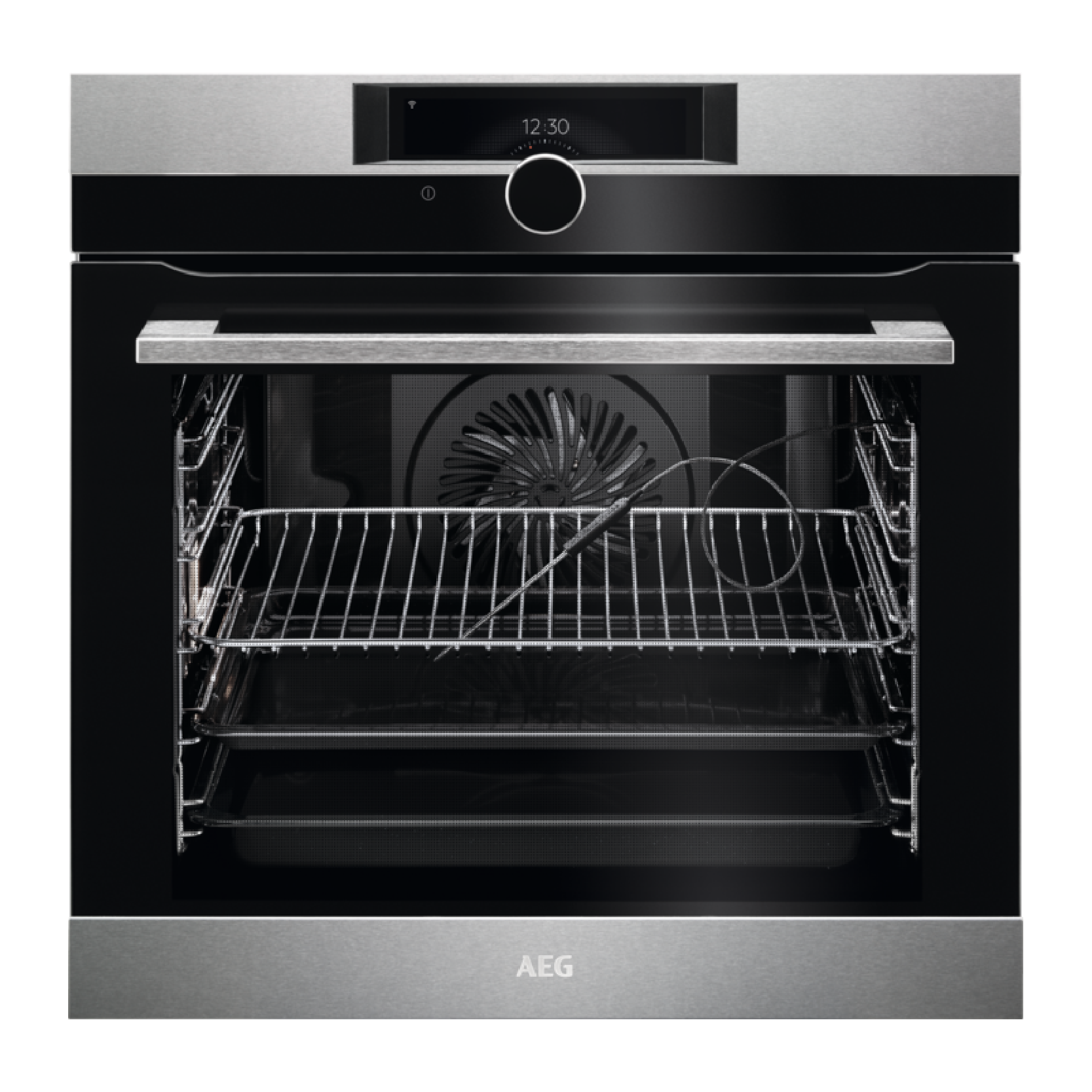 MULTIFUNCTION PYROLYTIC SELF-CLEANING OVEN WITH COMMAND WHEEL AEG | BPK948330M
